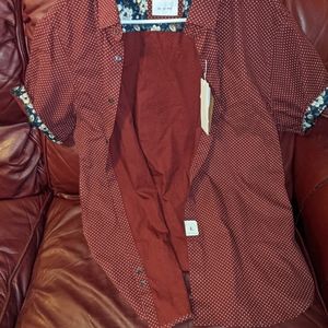 NWT Denim & Flower button down large